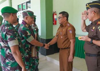Sambut Kunker Danrem 032/Wirabraja di Makodim, Pj Sekda Padang: Perkuat Sinergitas dan Kolaborasi dengan TNI