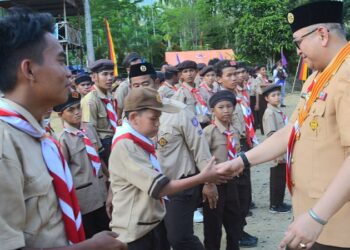 Ratusan Pramuka Disabilitas Kota Padang Asah Kemandirian dan Bakat di Perkemahan Tiger Camp