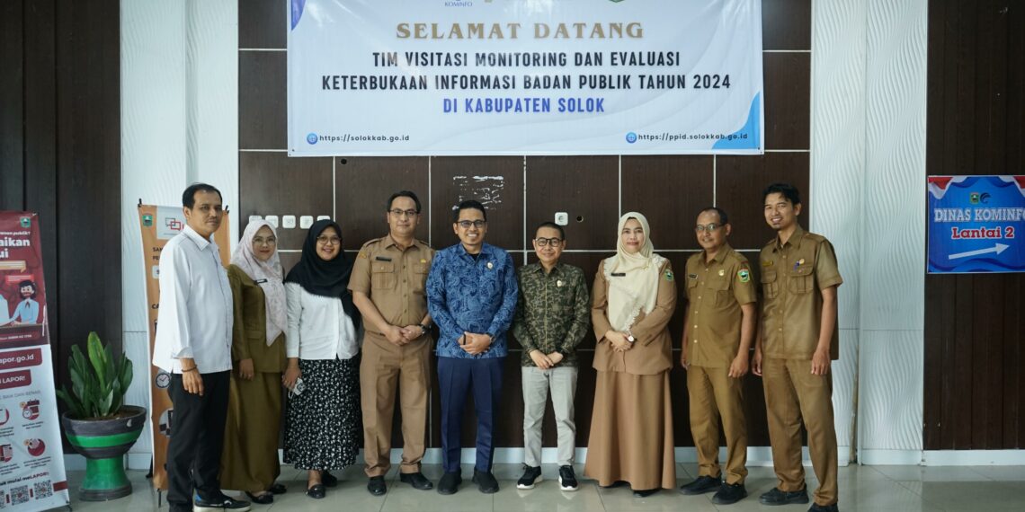 Diskominfo Kabupaten Solok Terima Tim Visitasi dari Komisi Informasi Sumbar