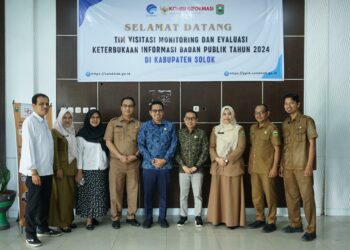 Diskominfo Kabupaten Solok Terima Tim Visitasi dari Komisi Informasi Sumbar