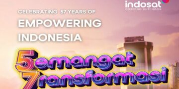 57 Tahun Indosat Ooredoo Hutchison “5emangat 7ransformasi” Komitmen Menuju AI TechCo