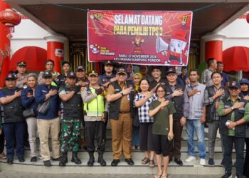 Pj Wali Kota Andree Algamar Bersama Forkopimda Monitoring TPS, Kota Padang Siap Helat Pilkada 2024