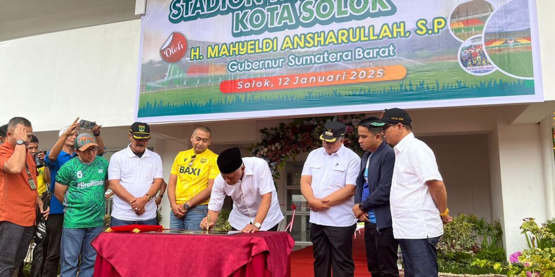 Stadion Marah Adin Kota Solok Diresmikan