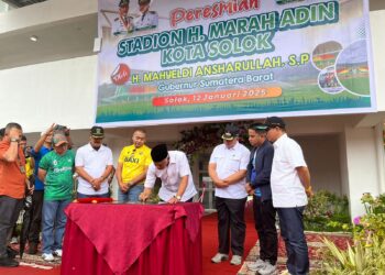 Stadion Marah Adin Kota Solok Diresmikan