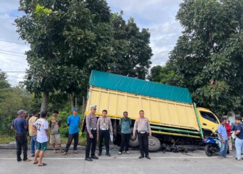 Akibat Rem Blong, 4 Kendaraan Terlibat Kecelakaan Beruntun di Jalan Lintas Solok-Padang