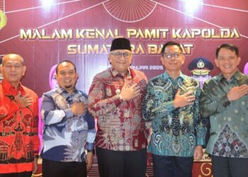 Kenal Pamit Kapolda Sumbar, Pj Wako Padang: Terima kasih Pak Suharyono, Selamat Datang Pak Gatot Tri Suryanta