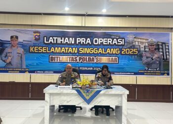 Polda Sumbar Gelar Lat Pra Ops Keselamatan Singgalang 2025, Fokus Tingkatkan Disiplin Berlalu Lintas
