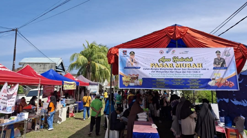 Pasar Murah Jelang Ramadhan 1446 Hijriah di 8 Titik Kawasan Kota Padang