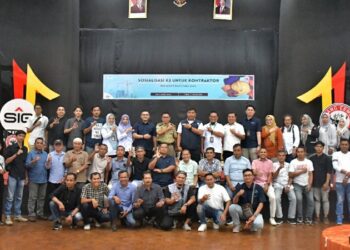 Wujudkan Tempat Kerja Aman, PT Semen Padang Edukasi Kontraktor dan Vendor tentang K3