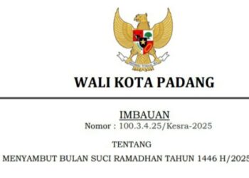 Wali Kota Fadly Amran Terbitkan Imbauan Terkait Bulan Suci Ramadhan 1446 H/2025 di Kota Padang