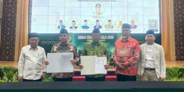 PT Bank Nagari Tandatangani Kerja Sama dengan PW DMI Sumbar, Perkuat Keuangan Syariah Berbasis Masjid
