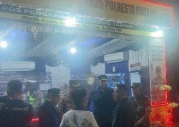 Bersama Forkopimda Sumbar, Wali Kota Fadly Amran Pantau Pos Pengamanan Lebaran di Kota Padang