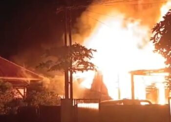 Kebakaran di Padang Barat: Satu Rumah Kontrakan Hangus, Kerugian Capai Rp 350 Juta