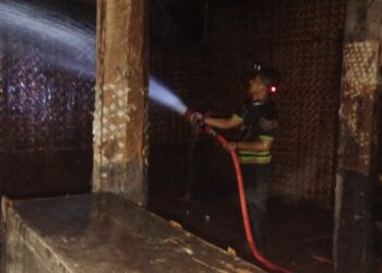 Rumah Gadang di Muaro Pingai Nyaris Hangus Terbakar