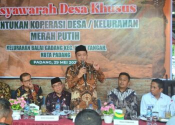 Kota Padang Kejar Target Pembentukan 104 Koperasi Merah Putih Jelang Peluncuran Nasional 12 Juli 2025