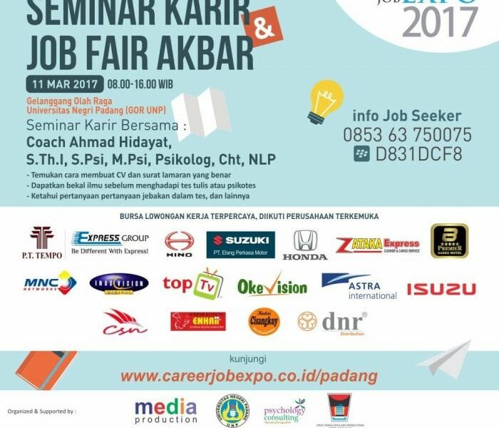 Padang Job Fair 2017 - infoSumbar