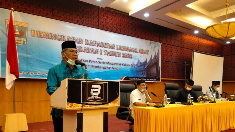 Pemprov Sumbar Gelar Peningkatan Kapasitas Lembaga Adat Angkatan I2022 Infosumbar 6764